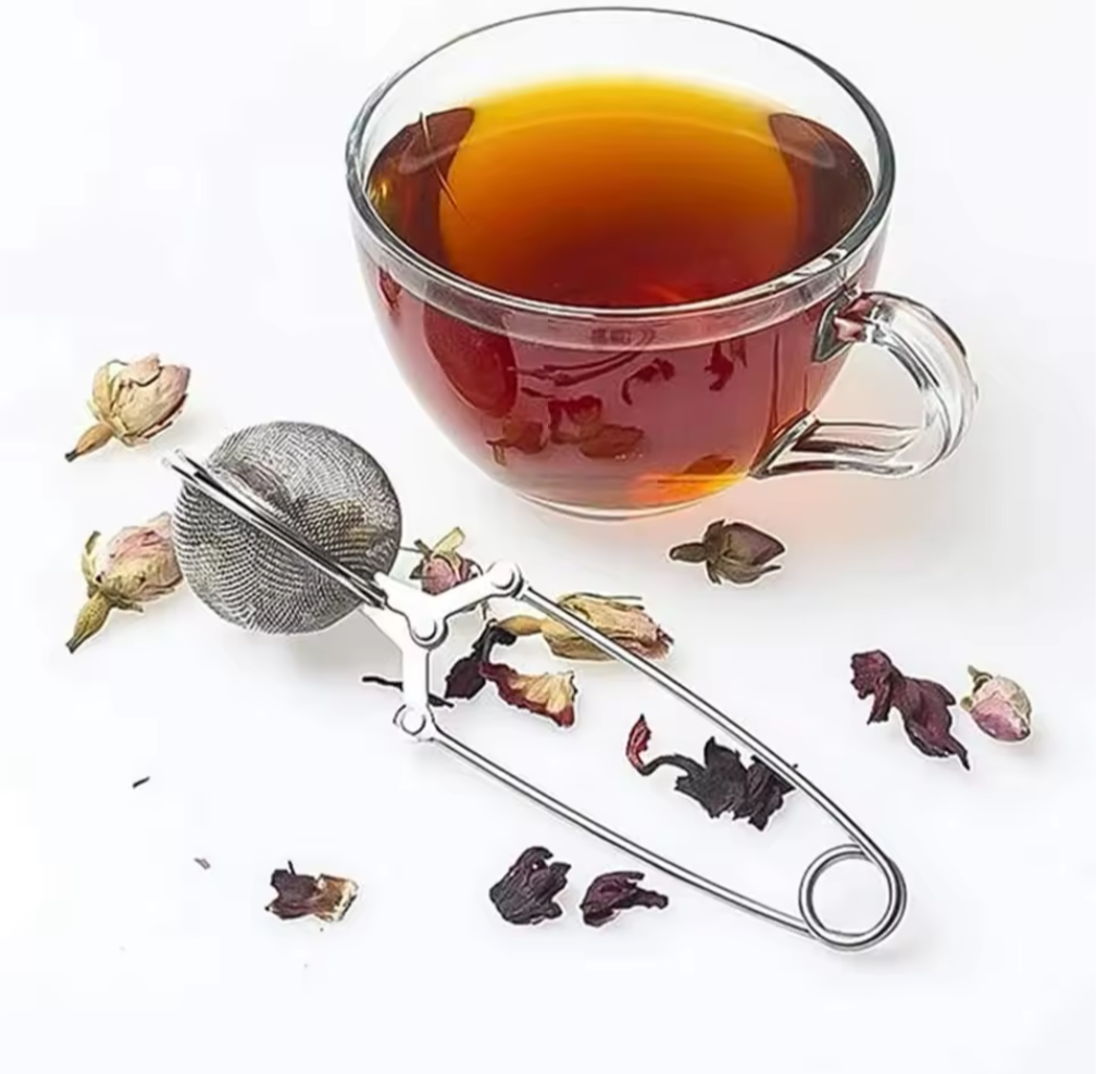 Pince à thé en acier inoxydable