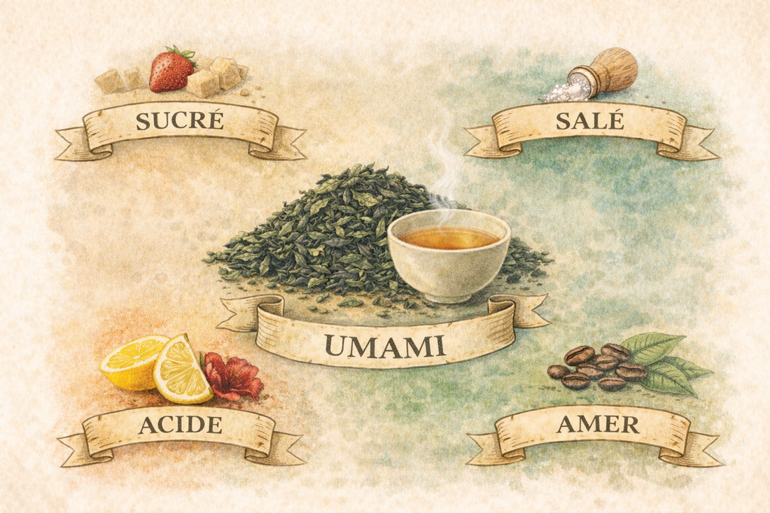 Umami : la 5e saveur du thé