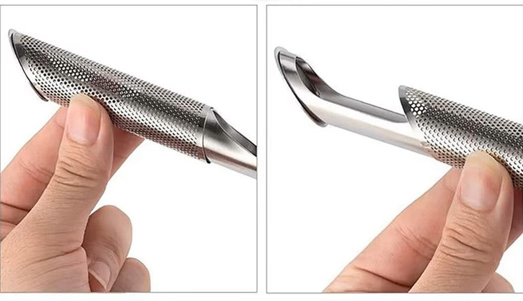 Filtre à thé tube en acier inoxydable