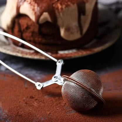 Pince à thé en acier inoxydable