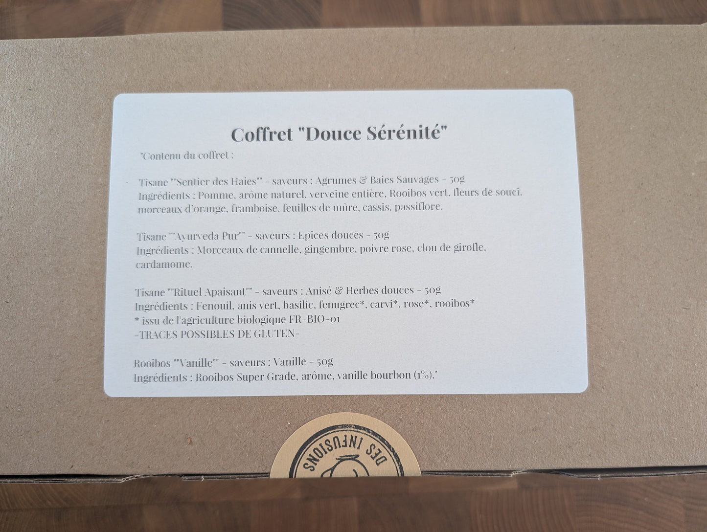 Coffret “Douce Sérénité”