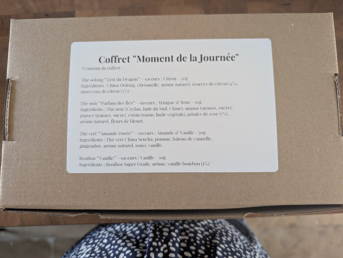 Coffret "Moment de la Journée"
